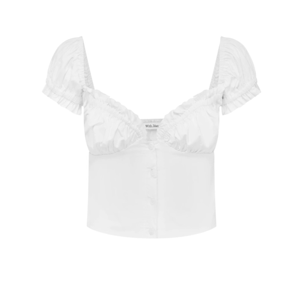 With Jéan “Remi” top in white